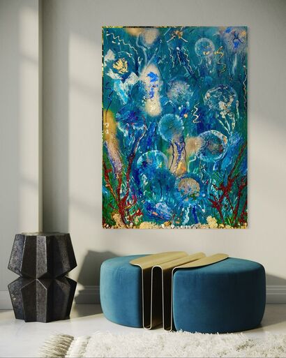 Now we are free - a Paint Artowrk by Françoise Surlaplage